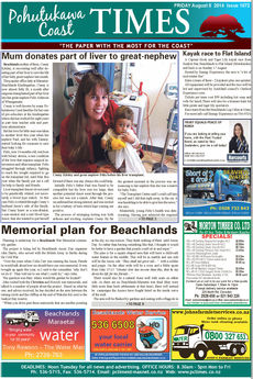 Pohutukawa Coast Times - August 8th 2014