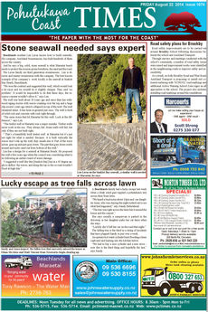 Pohutukawa Coast Times - August 22nd 2014