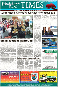 Pohutukawa Coast Times - October 10th 2014