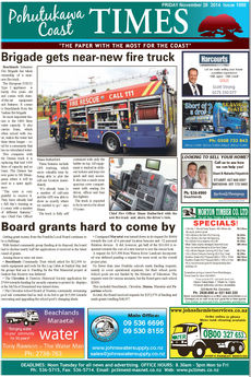 Pohutukawa Coast Times - November 28th 2014