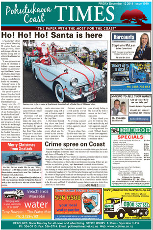 Pohutukawa Coast Times - Dec 12th 2014