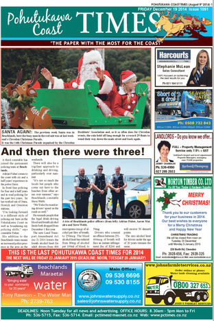 Pohutukawa Coast Times - Dec 19th 2014